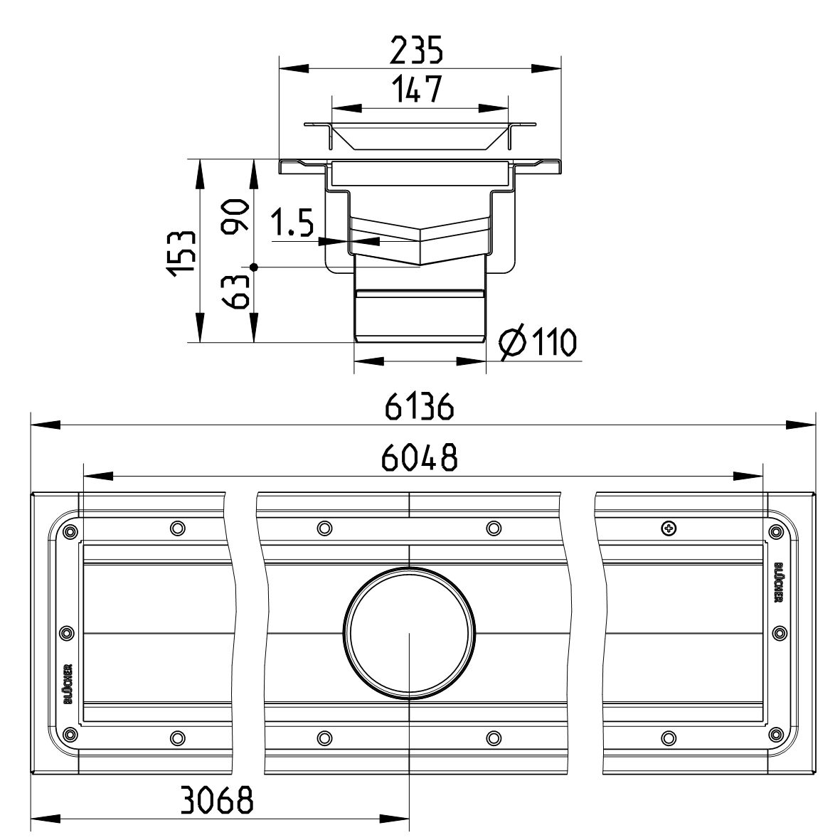 Line Drawing - Channel-Vinyl