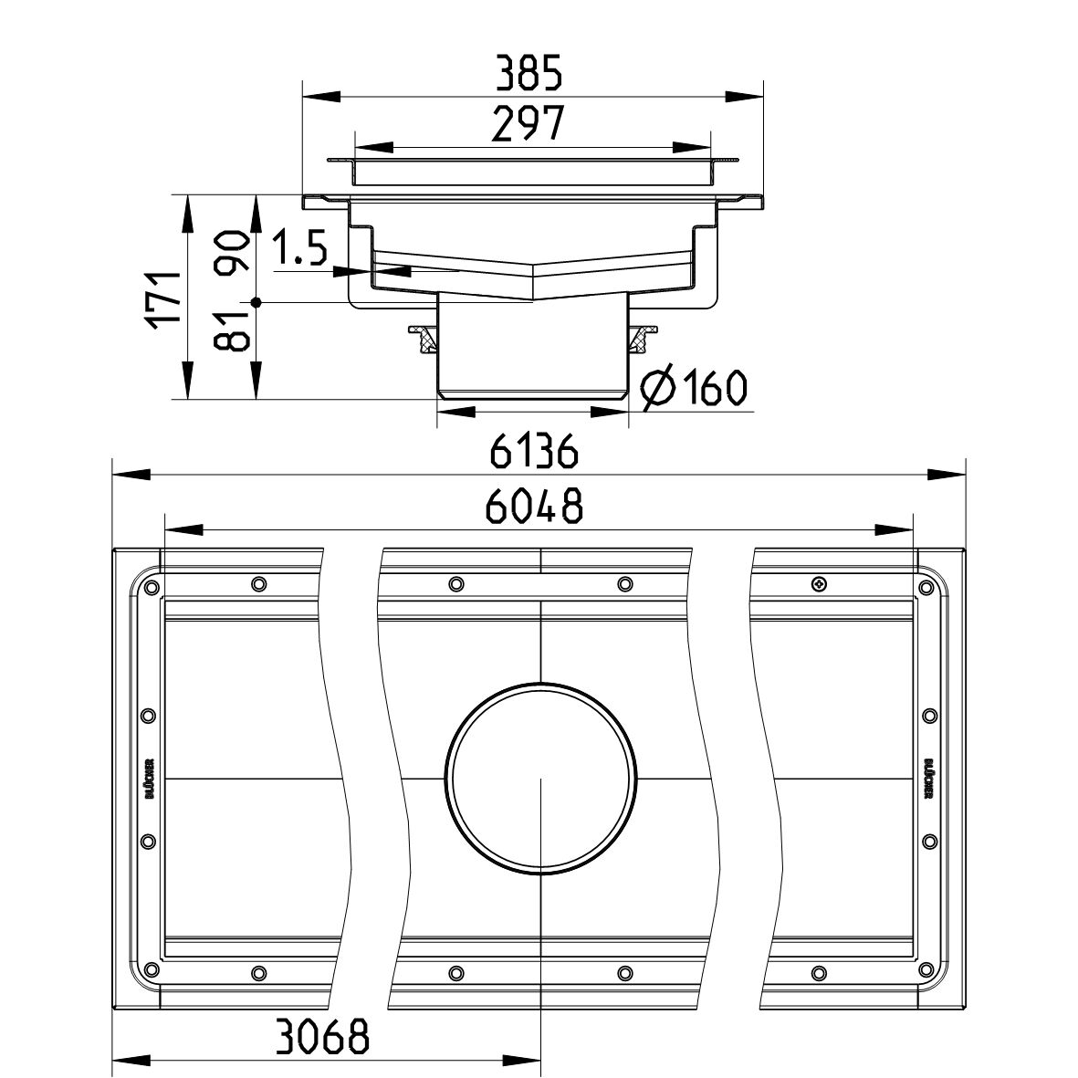 Line Drawing - Channel-Vinyl