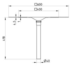 Line drawing of a lower part from the series Lower part-bitumen.
